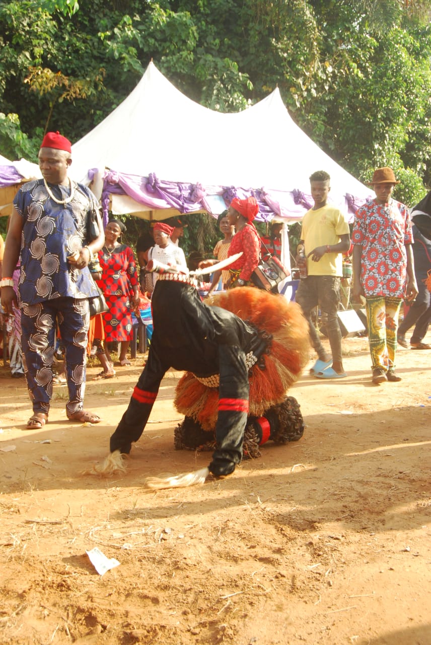 Masquerade during Umuomaku day