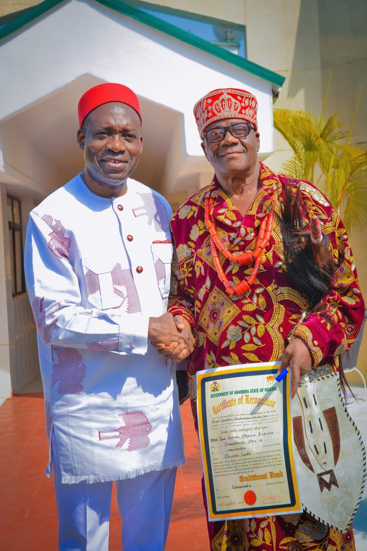 Inauguration of Igwe by the Governor